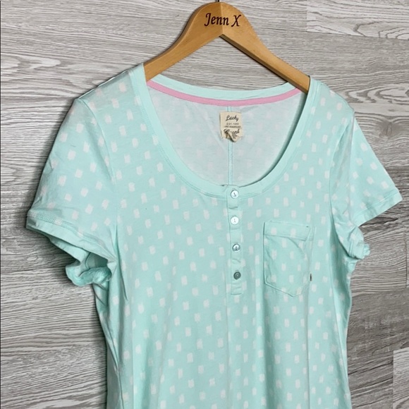 NWOT Lucky Brand Mint Sleep Dress - Picture 6 of 8
